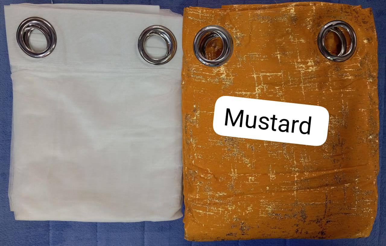 3 in 1 Curtains & Drapes Set