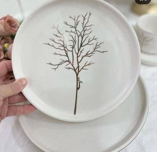 32pcs Elegant Floral European Porcelain Dinner set