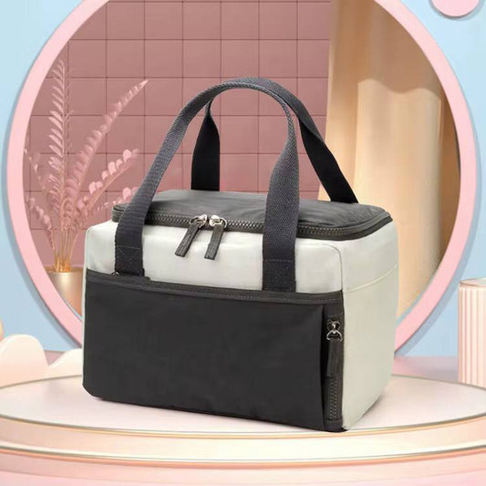 Portable multiple pockets women lunch bag(J)