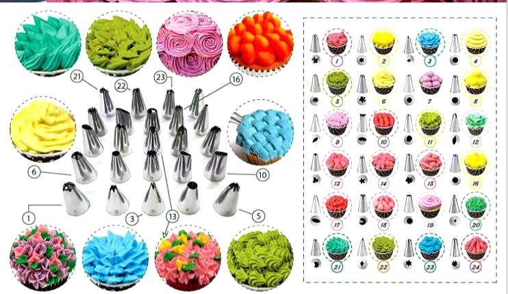 46pcs cake decorating set