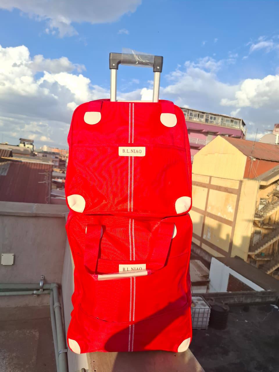 2 in 1 High Quality Big Sizes Trolley Travel Bags