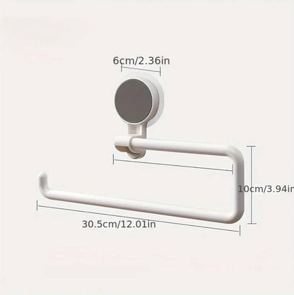 Traceless bathroom wall mounted paper holder/ towel rack