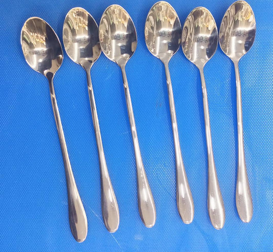 6 PCs stainless steel tea spoon