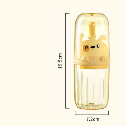 Kids cartoon themed toothbrush/toothpaste holder