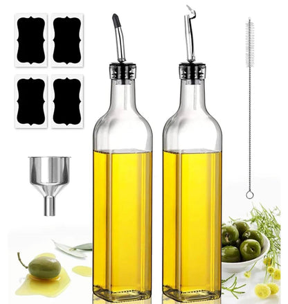 2 in 1 Oil dispenser bottle set