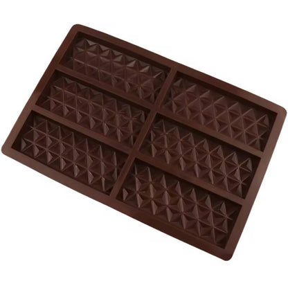 6 cell choc mold