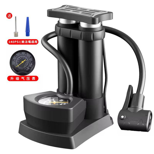 High pressure Portable foot pump for all types of vehicles, bicycles and sport balls