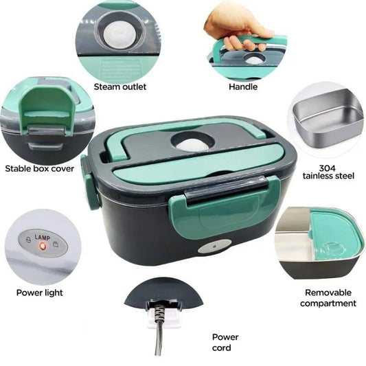 Electric lunchbox STAINLESS STEEL