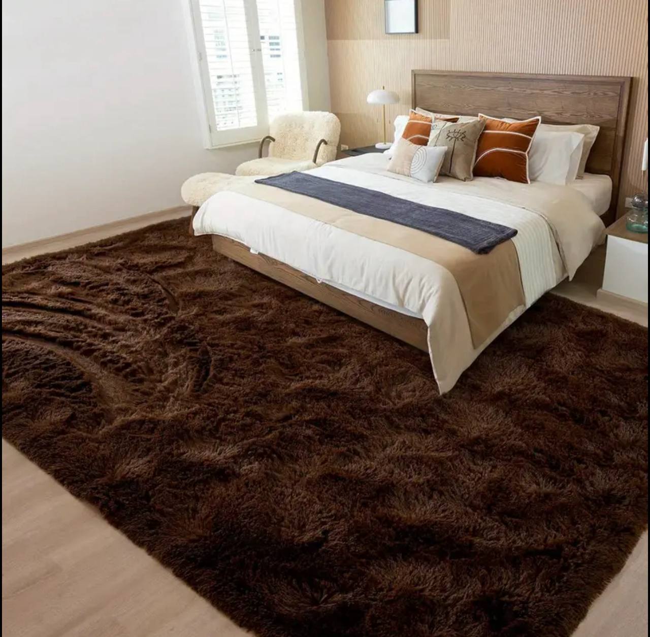 PLAIN  FLUFFY CARPETS