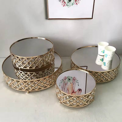 4Pcs Gold cake stands