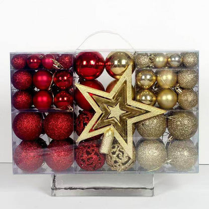 101 pcs  Christmas Balls Ornaments for Christmas Tree