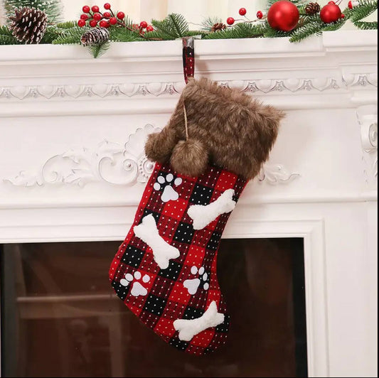 2pc Christmas decor socks