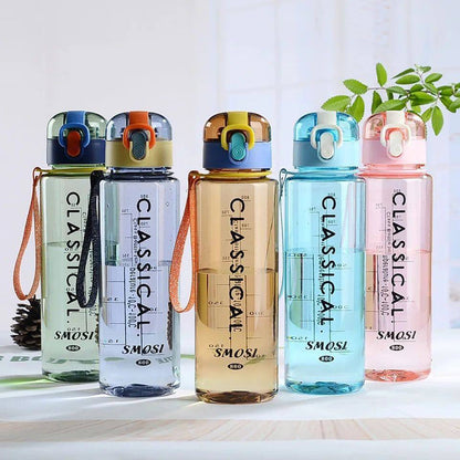 Portable Sports Water Bottle,800ml Plastic Water Bottle