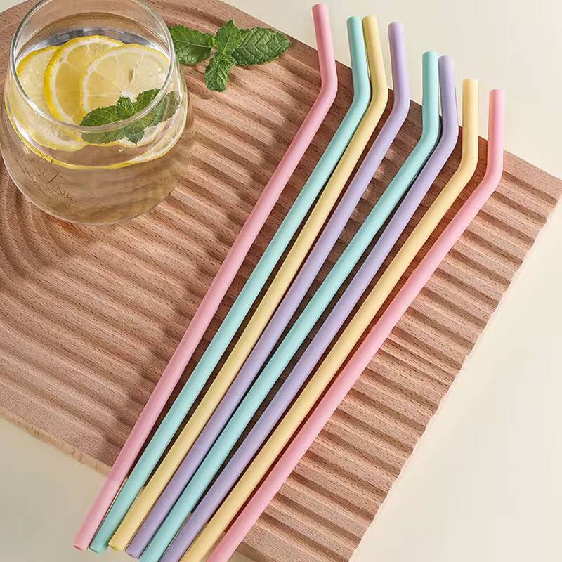 Reusable silicone straws 29cm long enough 
Easy to use & Eco friendly