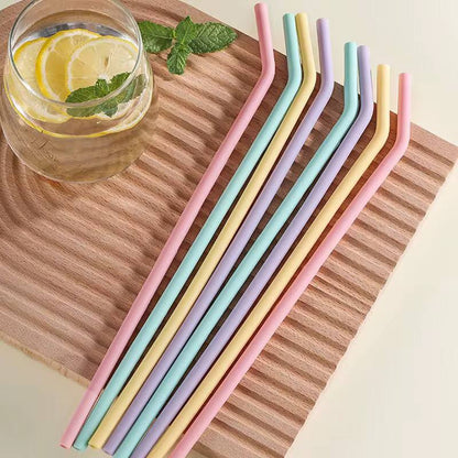 Reusable silicone straws 29cm long enough 
Easy to use & Eco friendly