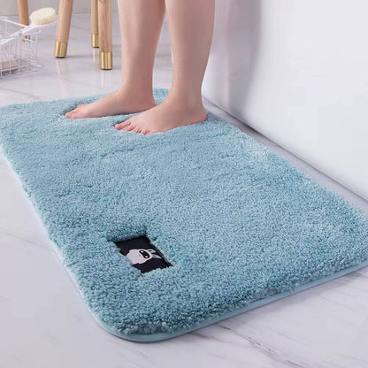Plain color bathroom mat