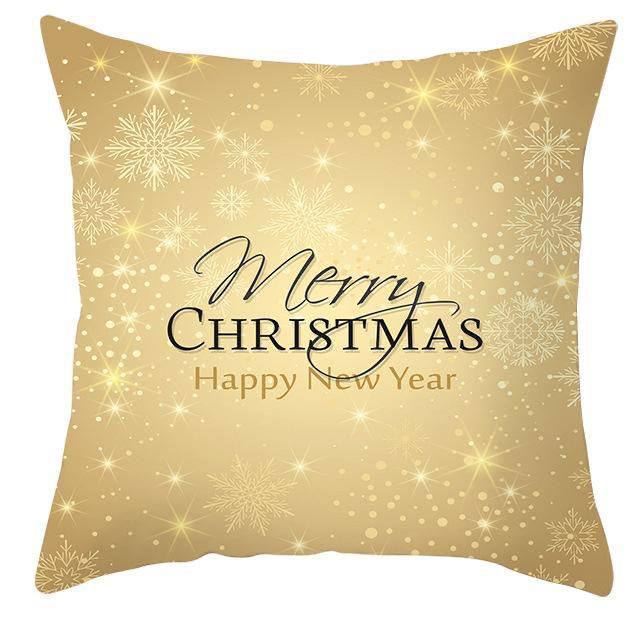 Christmas Pillow Covers (No Filler) for Christmas Decoration Throw Pillow Covers