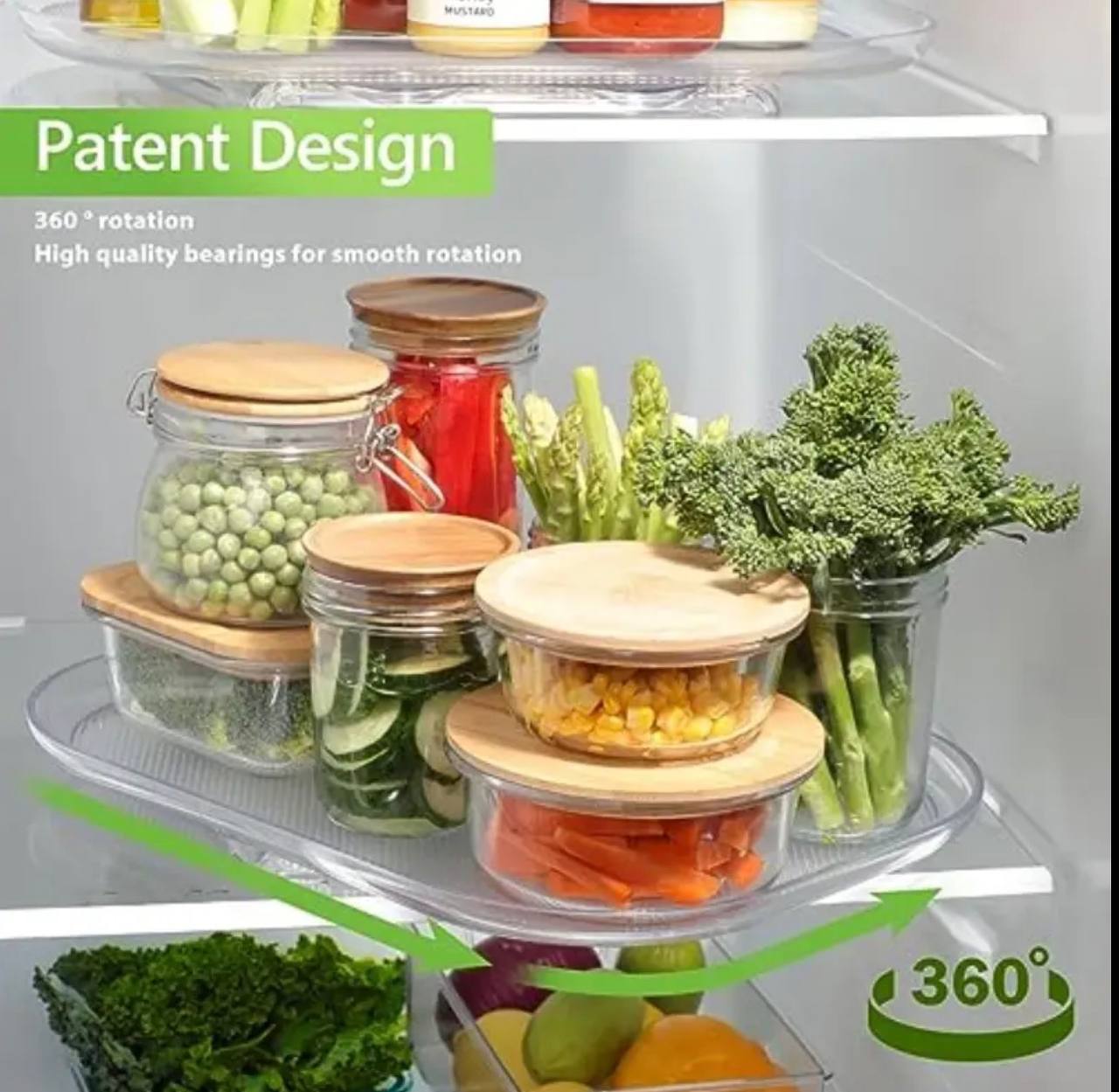 Rectangular lazy Susan