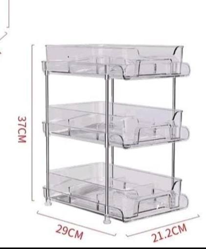 3 layer Multifunctional storage rack