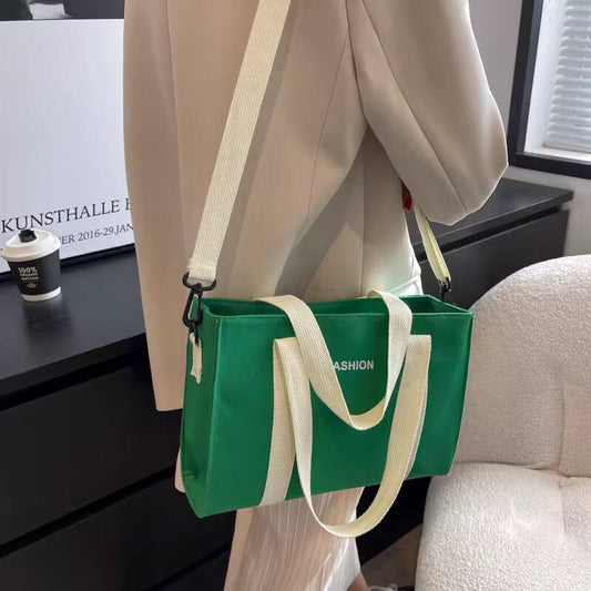 FASHIONABLE COTTON CANVAS TOTE BAG
