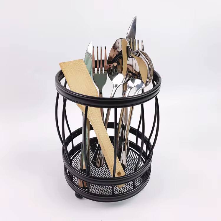 Metal Cutlery Holder Organizer