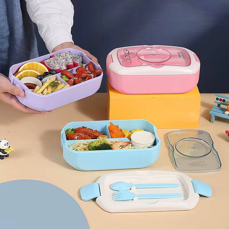 2 in 1 LUNCH BOX WITH BOTTLE
