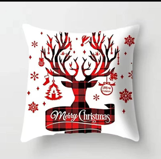 Christmas Pillow Covers (No Filler) for Christmas Decoration Throw Pillow Covers