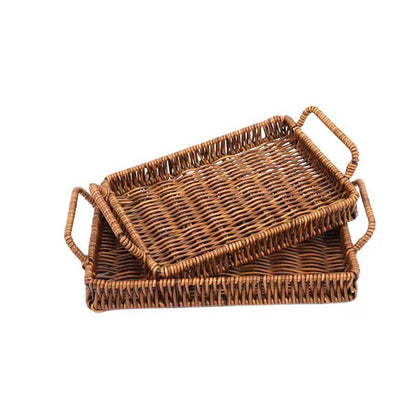Hand woven trays set of 3