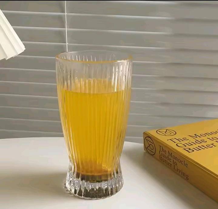 High quality borosilicate water
juice  glasses 
6pcs