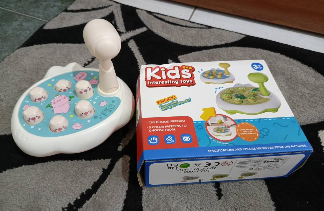 Whack-a-mole kids educational toy set