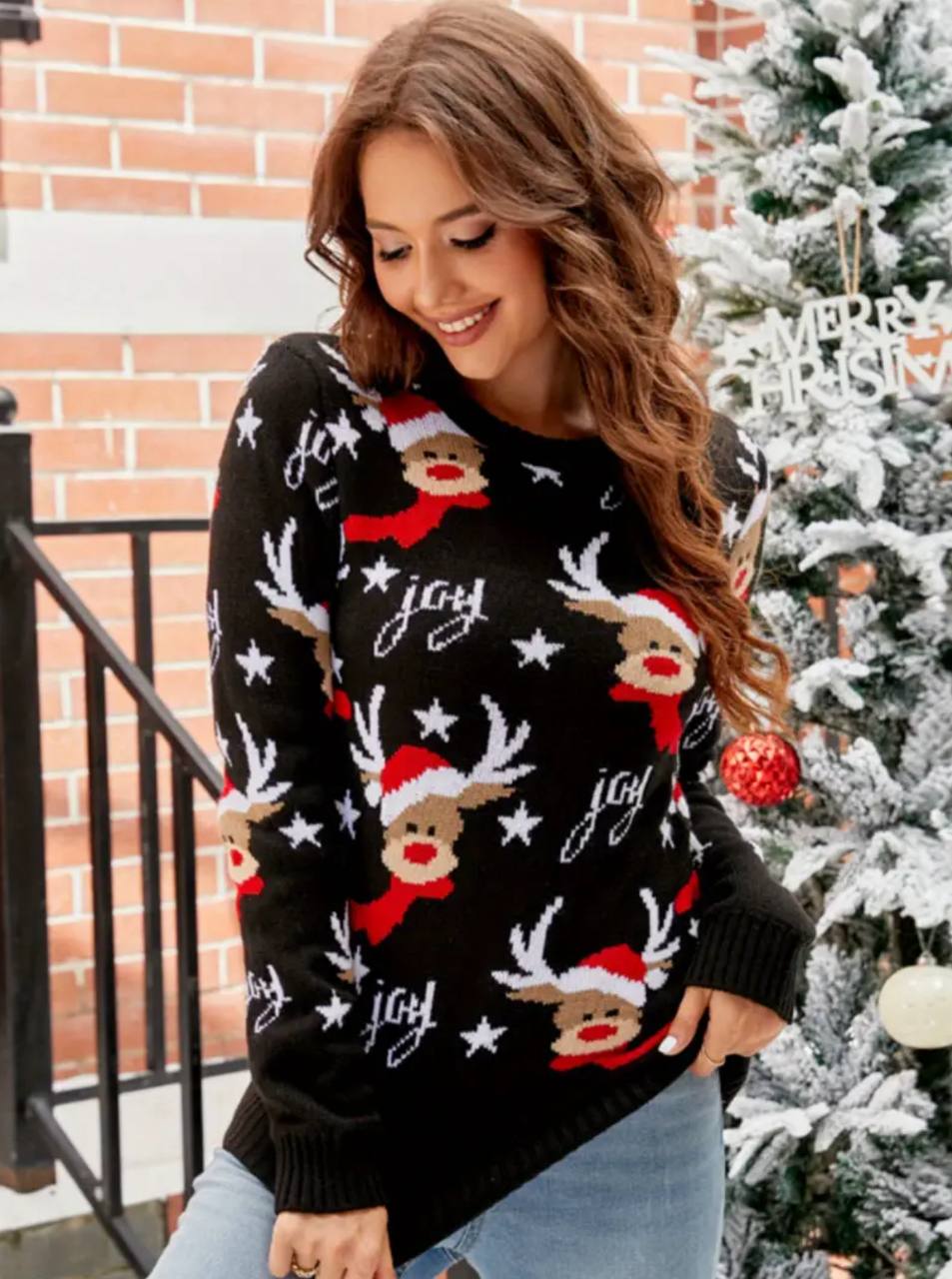 Reindeer Christmas Sweater