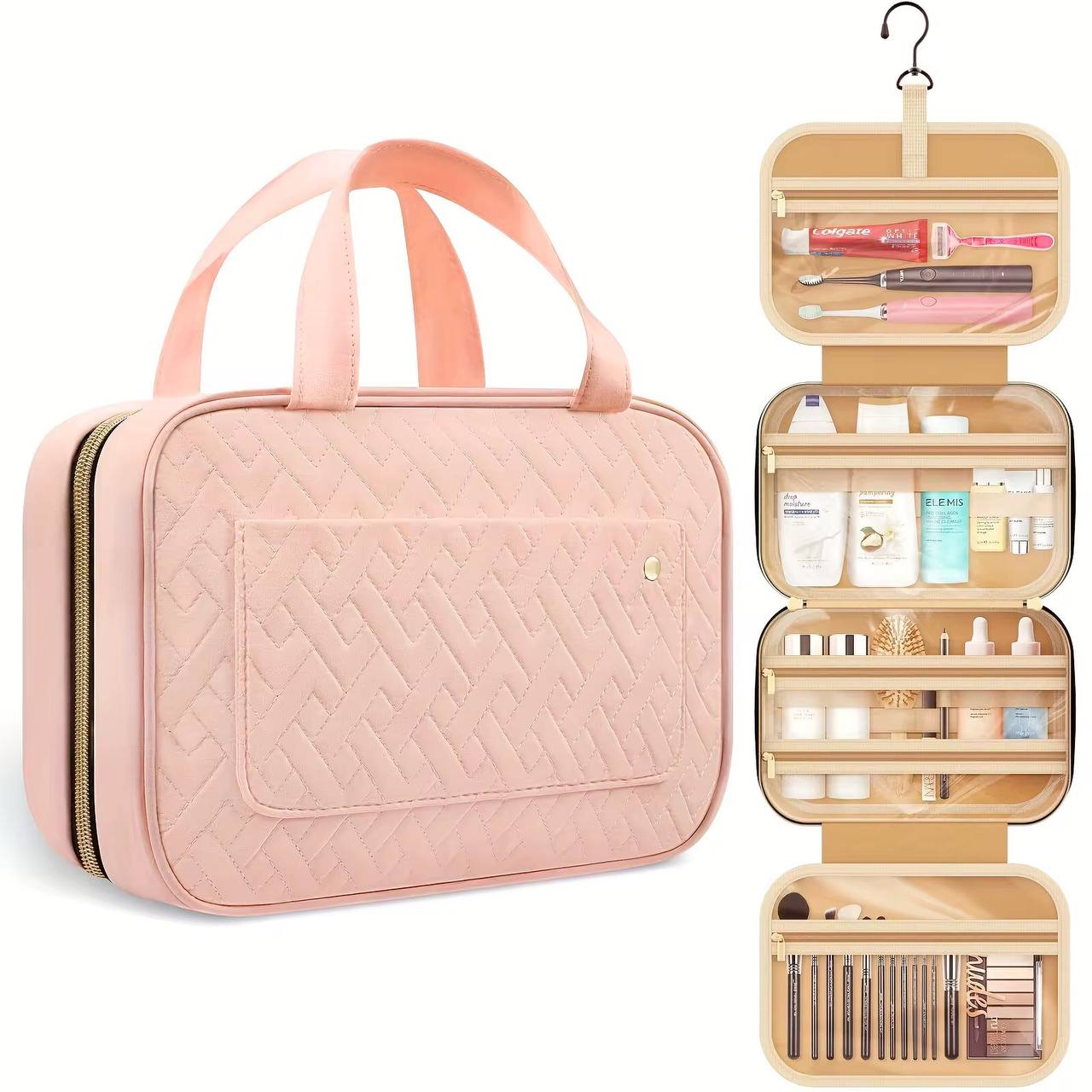 Hanging large capacity travel toiletry bag/ Make up bag