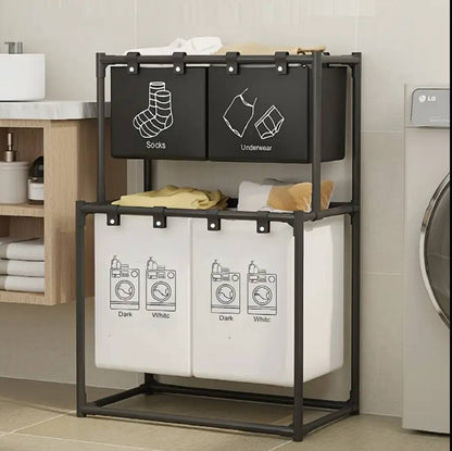 New Laundry basket Foldable dirty clothes organizer with wheels