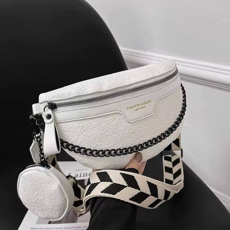 Laced with love crossbody bag