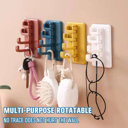 Wall Adhesive 4 way hooks each design with 4 hooking points