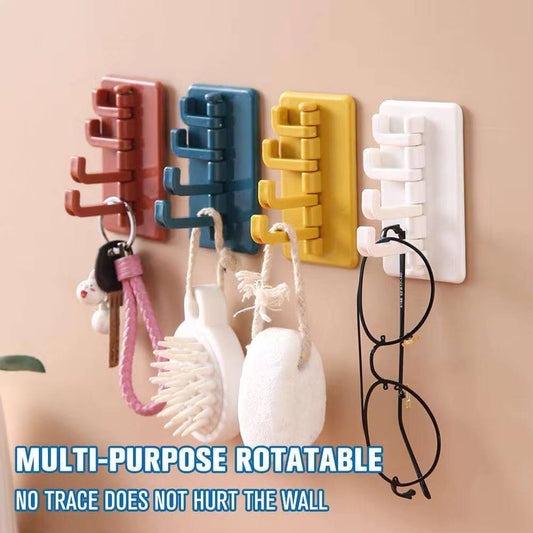 Wall Adhesive 4 way hooks each design with 4 hooking points