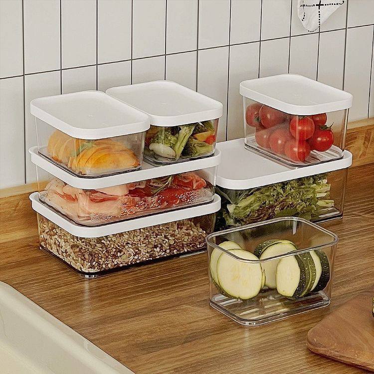 7 pcs Food grade glass lunch box