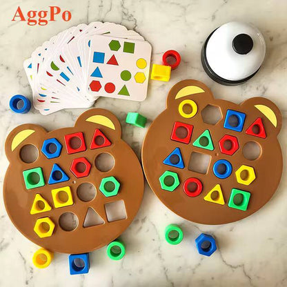 Early Education puzzle/Shape matching Cards Game