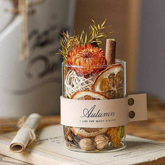 Dried Flower Aromatherapy Diffuser With Essential Oil/ potpourri