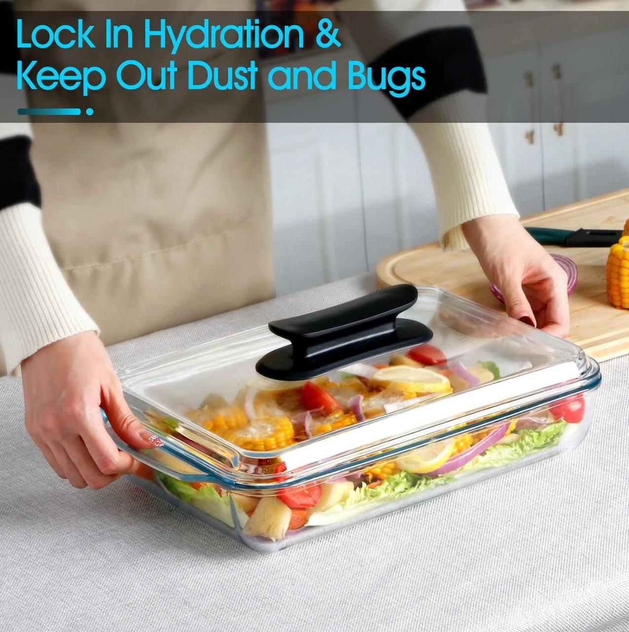 Casserole baking /storage tin with lid