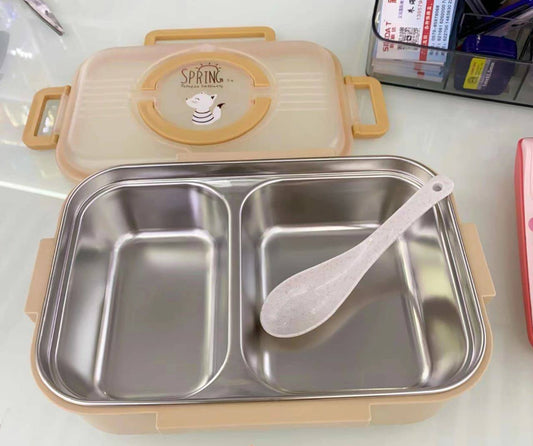 Bento lunch box with 2 compartment and soup containerbig capacity