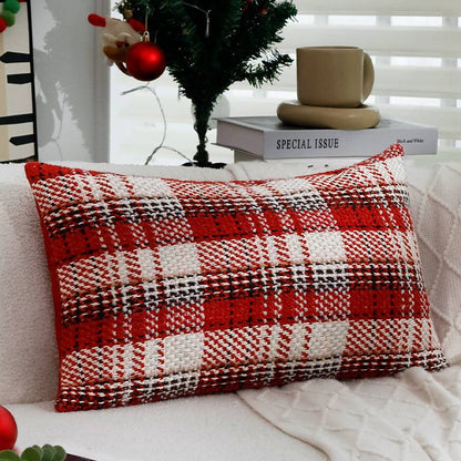 New Christmas Pillowcase Modern Simple Red Festive Cushion Cover Cross-border Living Room Sofa Cushion Cover
