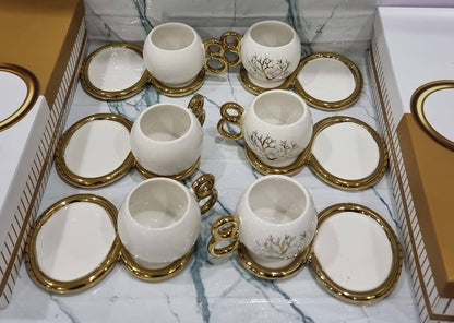 Special 12pc cup saucer in gift box now available in 7 themes
