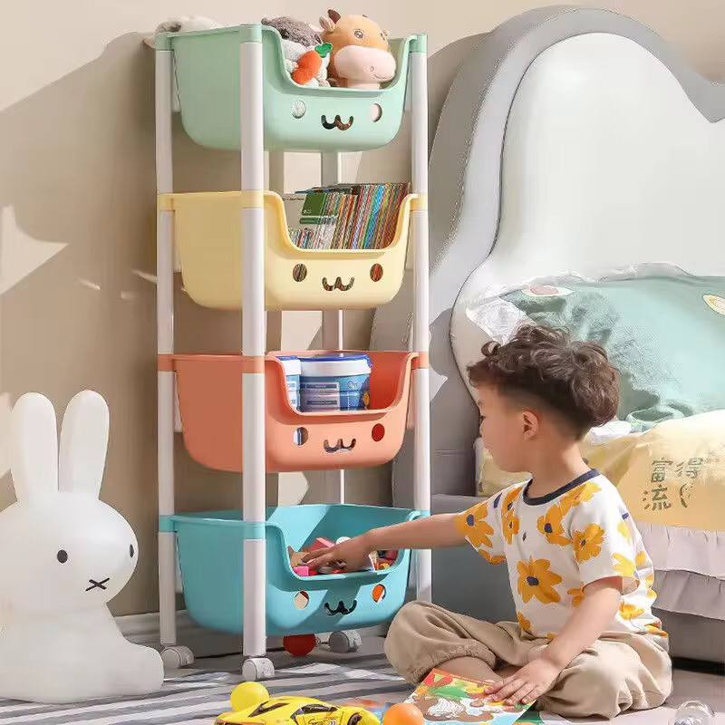 Children's toy storage rack
