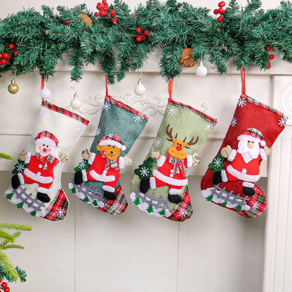 Christmas themed long socks