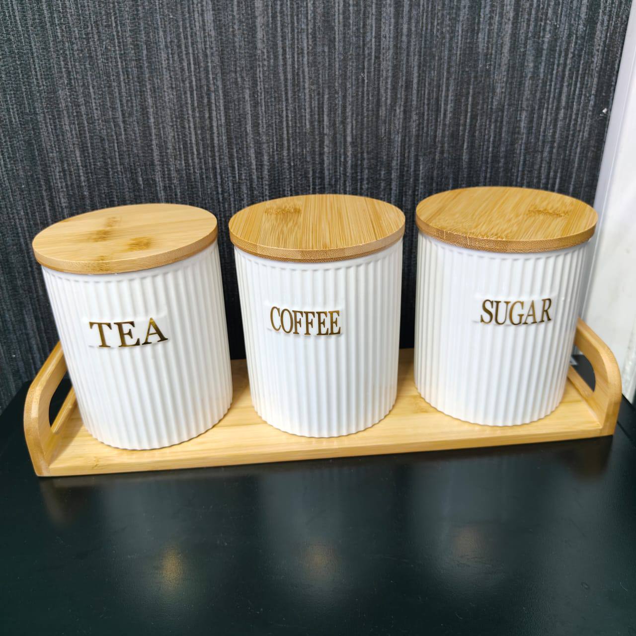 3 pcs set canisters codeB