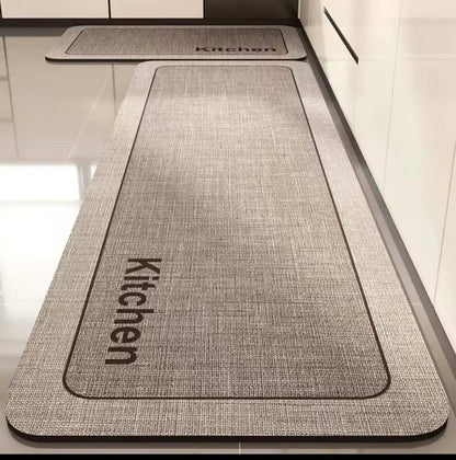 Rubber bottom Antislip Kitchen Mats 2pcs set