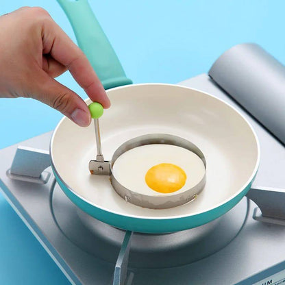 1 Pcs Kitchen Accessories Stainless Steel Fried Egg Shaper Pancake Mould Omelette Mold Frying Egg Cooking Tools  Kitchen Gadgets