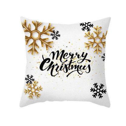 Christmas Pillow Covers (No Filler) for Christmas Decoration Throw Pillow Covers