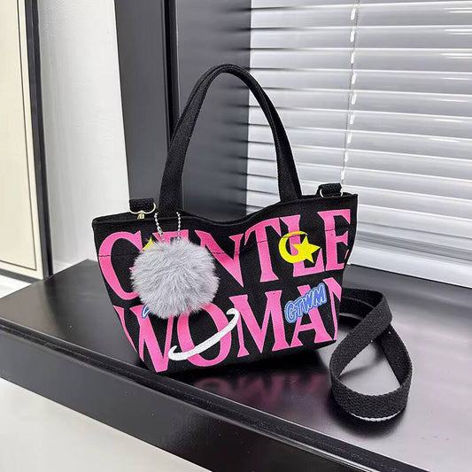 LARGE CAPACITY VINTAGE GENTLE WOMAN TOTE SPACIOUS BAG